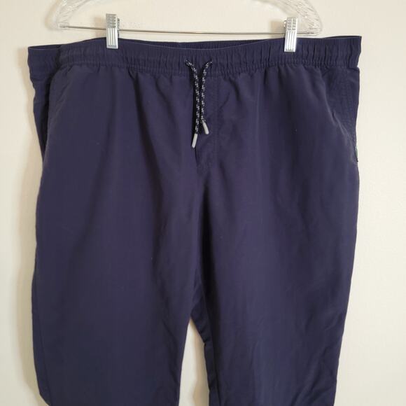 LL Bean Supplex Beach Pants Men’s XXL 516980 Elastic Cuffs Multisport Blue Nylon - Picture 3 of 14